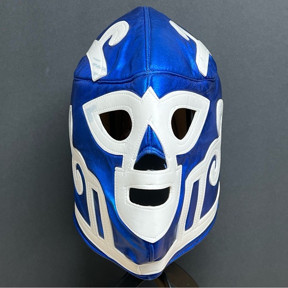 Huracan Ramirez Luchador Made in Mexico Wrestling Costume Lucha Libre Blue NICE - Picture 1 of 6